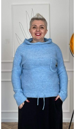 Sweter BLUMI niebieski