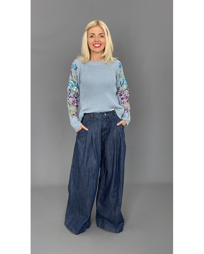 Spodnie SZWEDY JEANS A008