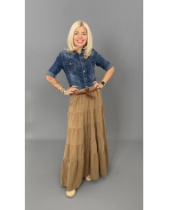 Koszula jeans BOHO A046